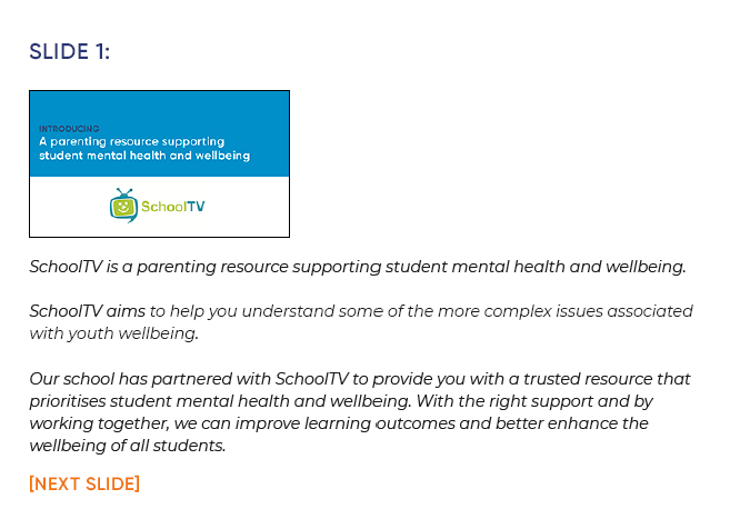 INSTRUCTIONS & SCRIPT