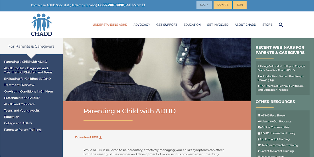 Parenting a Child with ADHD