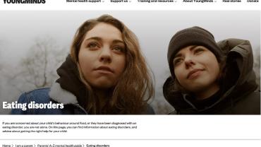 Young Minds Eating Disorders - web